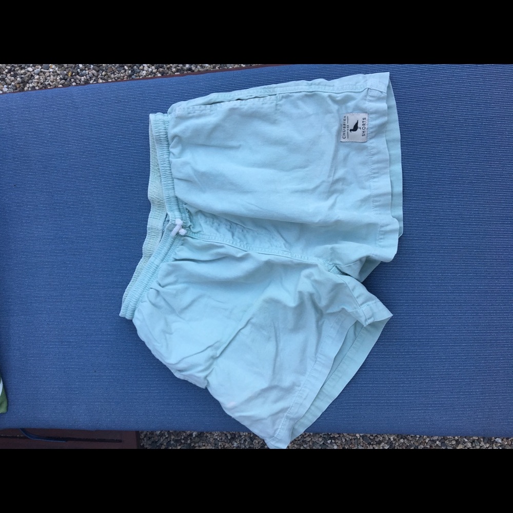 Light green shorts